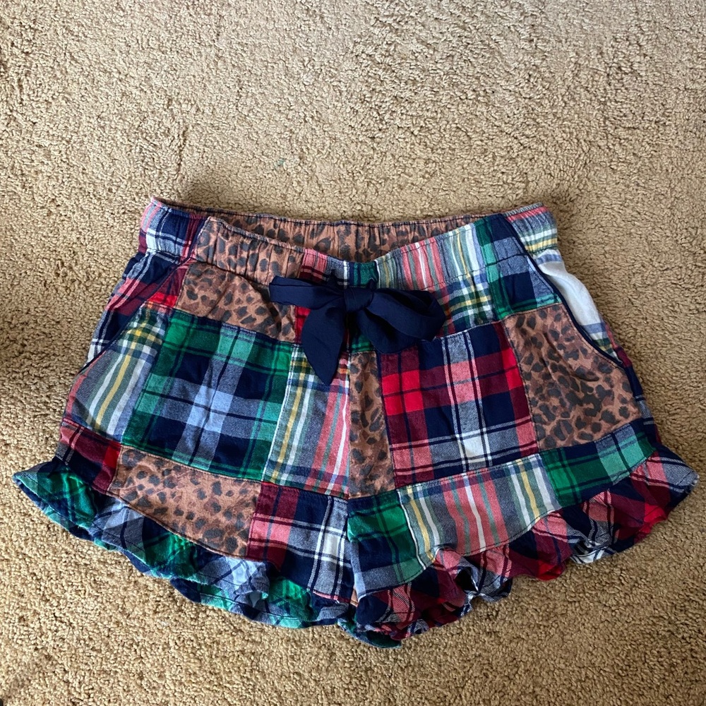 Aerie Patchwork Pajama Shorts